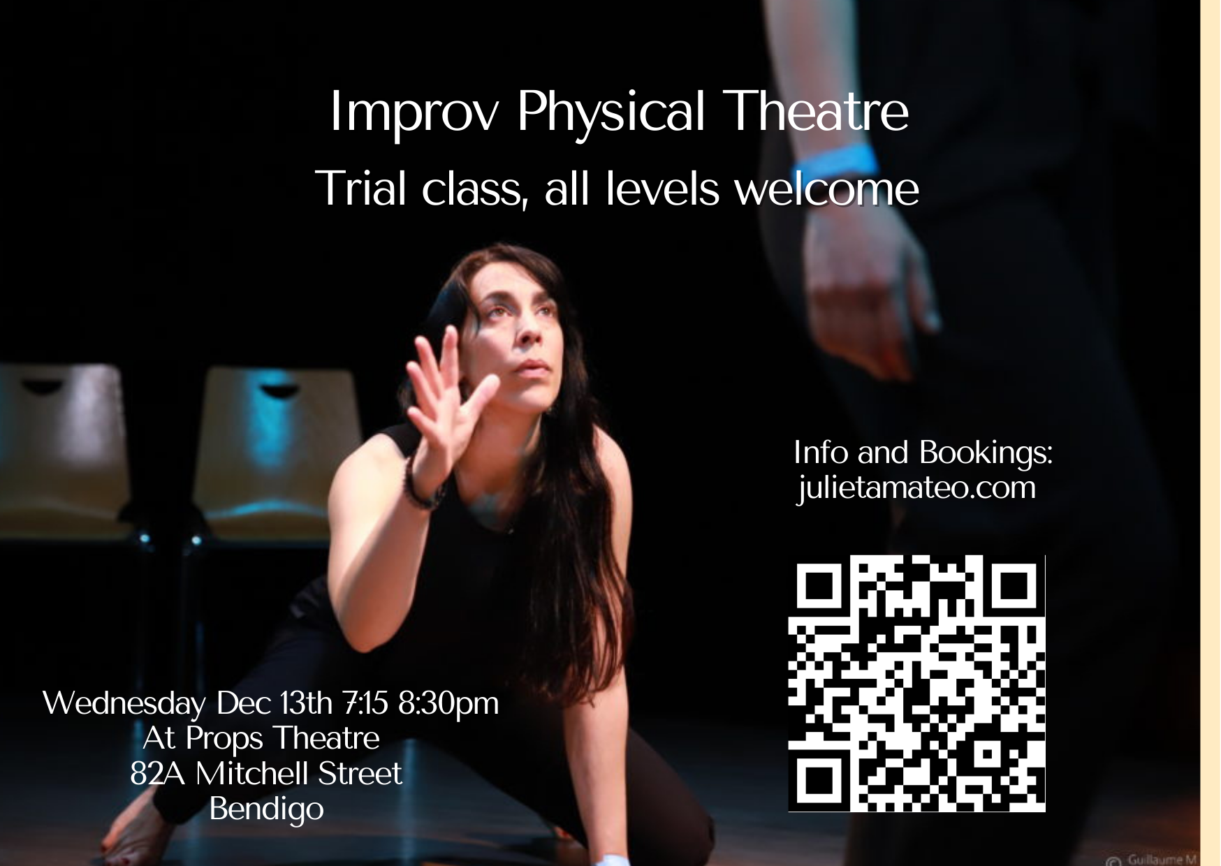 Improv Props theatre qr code included